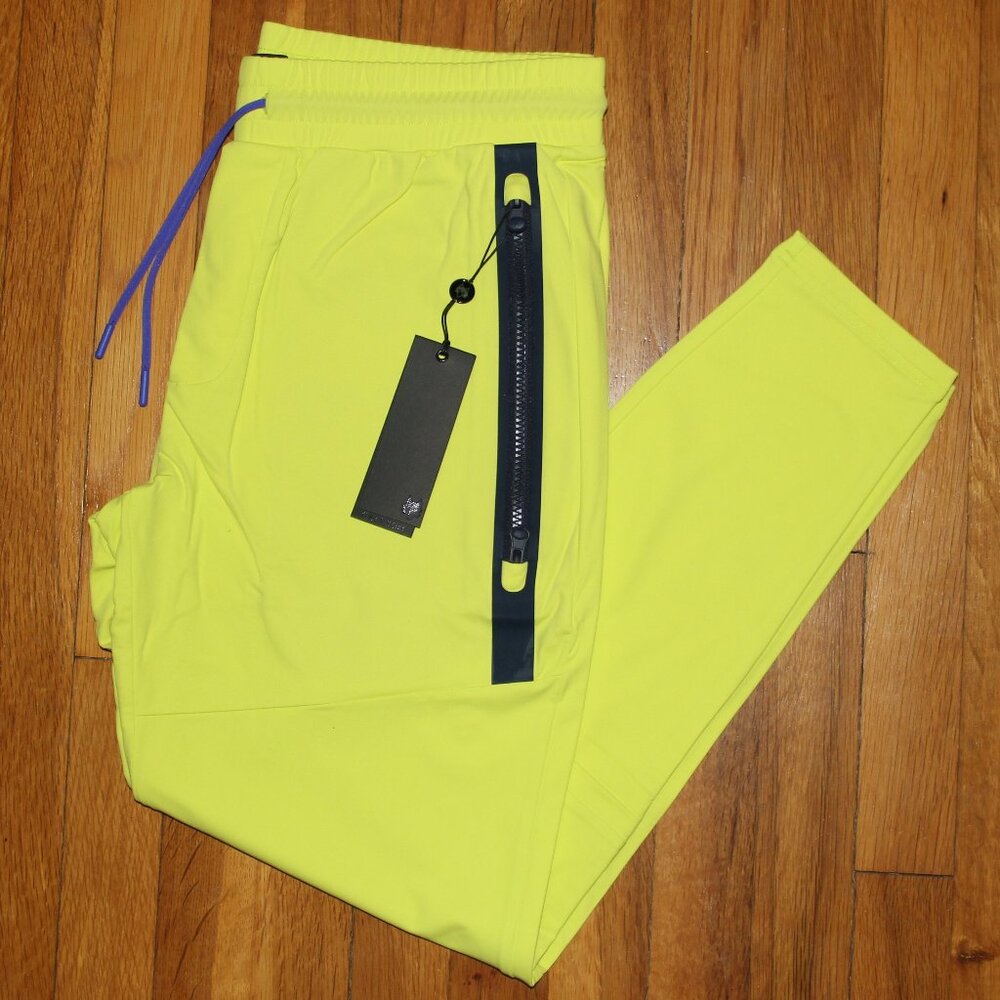 Greyson Sequoia Jogger Pants Mens M L Radium Yellow